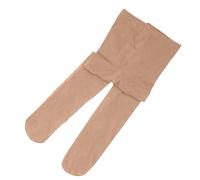 Generico 70 Denari Collant elastici color caramello Collant Balletto Leggings da danza lunga Calze Snellenti Modellanti Cosce (Beige, S)