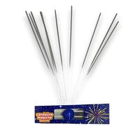 Generico 700x Candeline Magiche 17cm Scintille Luminose - Kit 5 Confezione da 140 Bastoncini Scintillanti - Ideali per Matrimonio, Compleanno, Capodanno, Feste All'aperto e Party