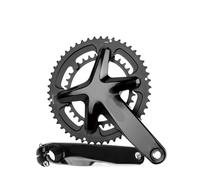 Generico 706 Guarnitura integrata for bici da strada 170mm 110BCD 53-39T/50-34T Doppie corone Pignoni Ruota dentata for bicicletta cava(53-39T WITH BB_170MM)