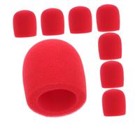 Generico 8 Pezzi Coperture per Microfono Schiuma Protezione Antivento e Antispruzzo per Ktv e Karaoke Adatte per Microfoni Portatili Registrazione e Interviste