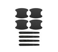 Generico 8 pz/set Universale Maniglia per Porta Auto Ciotola Adesivi Protettivi per Gratta Trasparente Maniglia Auto Striscia di Protezione Anti-Collisione