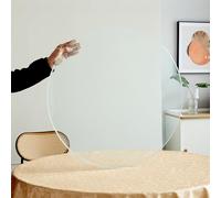 Generico 80cm 90cm 100cm Superficie Tavolo Rotondo In Vetro Temperato, Piano De Tavolo In Vetro Trasparente, Piastra Di Protezione Per Interni Esterni Ripiano(28cm(11.02in))