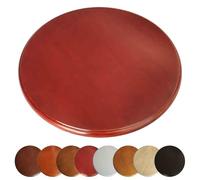 Generico 80cm Piatto Rotante Lazy Susan In Legno, Grande Piatto Girevole Da Tavola, Vassoio Rotante Da Tavolo Rotondo Per Ristoranti E Hotel(Reddish Brown,70cm/28)