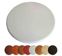 Generico 80cm Piatto Rotante Lazy Susan In Legno, Grande Piatto Girevole Da Tavola, Vassoio Rotante Da Tavolo Rotondo Per Ristoranti E Hotel(White,100cm/40)