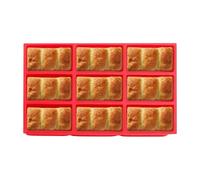 Generico 9-Cavity Silicone Loaf Pan Nonstick Bread Baking Mold