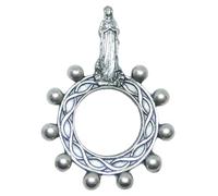 Generico 90.124.30 023 rosario da dito decina preghiera madre maria apparizione di lourdes argento