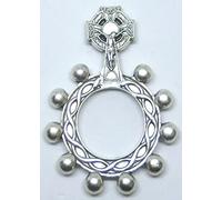 Generico 90.124.30 C1 rosario da dito decina preghiera croce celtica argento