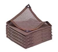 Generico 95% Rete Ombreggiante Marrone, Panno Ombreggiante con Fibbia in Alluminio Traspirante Tessuto Ombra Protezione Solare Panno Ombra per Balconi Terrazza 2M 8M 10M 15M 20M 26M 30M 40M(2.5x4.0m)