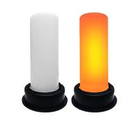 Generico a Fiamma Solare - 2 Pezzi Lampada Automatica Resistente agli Agenti Atmosferici | Lampade da Esterno - per Cortile, Giardino, Ingresso, Terrazzo, Percorso,