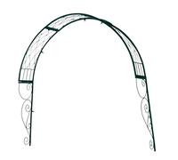 Generico A Parete Arco da Giardino in Metallo, Arco per Rose Pergolato Supporto per Rampicanti,Robusto Decorazioni da Giardino Traliccio,Bianco,Verde,HLP: 105 X 105 X 21cm(Green)