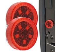 Generico a portiera 'auto, di sicurezza - Striscia luminosa per portiera auto - Wireless anti-collisione posteriore impermeabile, razzi lampeggianti lungo la strada 5 LED per rimorchio per camion per