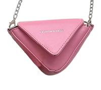 Generico a tracolla per donne, borsa per imbracatura per donne | Clutch a forma di piccola borsa a forma di triangolo in pelle PU - Borsa a messaggeri alla frizione alla per portafoglio, tasti