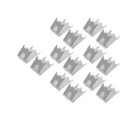 Generico A02V-Per supporto for ripiano avanzato 14PCS 1,5 mm Clip for congelatore in acciaio inossidabile 304 Supporti for frigorifero