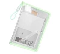 Generico A4 File Bag - Portable Classroom File Pouches | Large Capacity School Supplies Container | Thick PP Zipper Bag for Offices Organizing Storage Cards Textbook Exam Paper Handouts