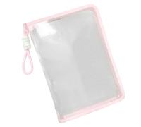 Generico A4 File Bag - Portable Classroom File Pouches | Large Capacity School Supplies Container | Thick PP Zipper Bag for Offices Organizing Storage Cards Textbook Exam Paper Handouts