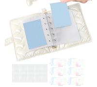 Generico A4 Squared Notepad - Vintage Scrapbooking Paper | M5 Journal Stickers Ring Binder Notebook Times Letters DIY Decoration Craft Sets Notebook