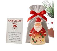 Generico Abbraccio Festivo Tascabile | Decorazioni Per Feste Con Charm Di Babbo Natale,Biglietti Calorosi con Sacchetti,Per Adulti Donne Ragazze Bambini Famiglia Amici Studenti Insegnanti