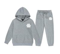 Generico Abiti Bambini, Set Di Per Bambine, Con Cappuccio E Pantaloni Stampati Con Lettere, Comodi Due Pezzi Per Piccoli, Moda E Abbigliamento Da Casa, Confortevole Per Tutta La Stagione