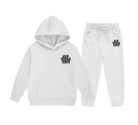 Generico Abiti Bambini, Set Di Per Bambine, Con Cappuccio E Pantaloni Stampati Con Lettere, Comodi Due Pezzi Per Piccoli, Moda E Abbigliamento Da Casa, Confortevole Per Tutta La Stagione