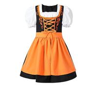Generico Abiti Costume Oktoberfest Set Vintage con Grembiule Halloween