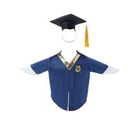 Generico Abiti da Oca, Set Simpatico Impermeabile Portatile Completo, Set Laurea con Cappello e Toga, per Esterni Giardino Cortile Sentiero Paesaggio Prato Celebrazione Festività