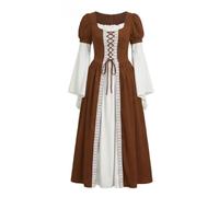 Generico Abiti Medievale Donna,Abito Antico Con Corsetto Regolabile Lungo Cerimoniale Per Teatro Eleganza Storica Raffinata Tessuto Prezioso Vestibilità Sofisticata Capo Sartoriale Scenico