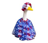 Generico Abiti per Oca da Portico - Costume per il Giorno 'Indipendenza | Vestiti oca da portico 4 luglio,Ringraziamento Primavera Estate Cortile Terrazza Parada Carnevale