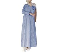 Generico Abito Abaya da Donna Abito da Preghiera Caftano Islamico a Figura Intera con Maxi Abito Hijab Dubai