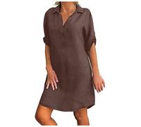 Generico Abito Chemisier Donna Estivo - Abito Donna Elegante Estivo