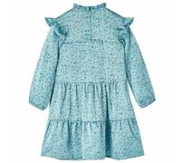 Generico Abito da Bambina a Maniche Lunghe Blu 116,Blu,0.27kg,14326