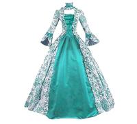Generico Abito Da Donna Halloween Costume Vampiro Ragazze Strega Medievale Con Cappuccio Vestito Gotico Rinascimentale Carnevale