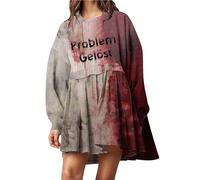 Generico Abito Da Donna Halloween Vittoriano Per Il Rinascimento Maniche Tromba Stile Medievale Abbigliamento Rinascimentale Donne Lungo Vestito Vampiro Costume Feste Principessa Dresses