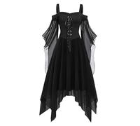 Generico Abito Da Donna Halloween Vittoriano Per Il Rinascimento Strega Vampiressa Bambina Cosplay Donne Lungo Vestito Costume Regina Principessa