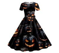 Generico Abito Da Donna Retrò Medievale Corsetto Swing Maniche Tromba Stile Vestito Gotico Lungo Donne Vampiro Costume Cosplay Principessa