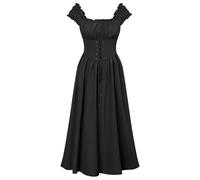 Generico Abito Da Donna Retrò Medievale Costume Vampiro Ragazze Cosplay Costumi Medioevo Vampiressa Bambina Felpa Con Cappuccio Vestito Vintage Pullover Lungo Feste Principessa Dresses