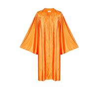 Generico Abito da Laurea con Cappello con Nappa Abiti da Laureato Universitaria per Uomo e Donna Studenti Universitari Laurea Triennale Dottorato Abbigliamento (Orange, 39)