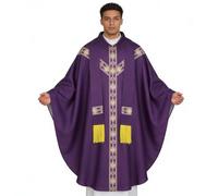 Generico Abito da Sacerdote Uomo Abito da Prete Chiesa Cattolica | Abiti Religiosi Da Padre Per Messa Per Uomini Per Preghiera Chiesa Matrimonio Feste Di Vacanza Maschere Stage Cosplay E