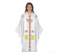 Generico Abito da Sacerdote Uomo Abito da Prete Chiesa Cattolica | Mantello Padre Messa per Cosplay Cerimonia e Scena per Carnevale Feste Matrimonio e Fotografia