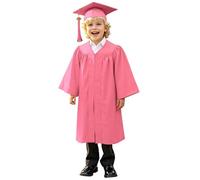 Generico Abito di Laurea per Bambini Unisex con Cappello Completo per Cerimonia Scuola Materna e Primaria Vestito Elegante per Ragazzi e Ragazze 4-10 Anni per Festa e Foto Ricordo Chic