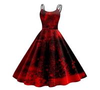 Generico Abito Medievale Da Donna Costume Vampiro Ragazze Strega Con Cappuccio Halloween Adulti Vintage Pullover Lungo Carnevale Abbigliamento