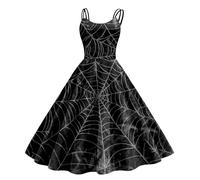 Generico Abito Medievale Da Donna Costume Vampiro Ragazze Strega Vestito Gotico Lungo Donne Vintage Pullover Rinascimentale Halloween Carnevale