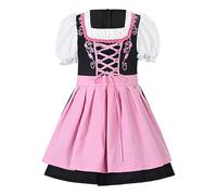 Generico Abito Oktoberfest Per Bambine Maid Cosplay Vintage Con Grembiule