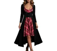 Generico Abito Rinascimentale Donna Taglie Forti Dirndl Medioevo