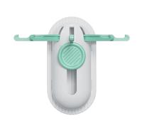 Generico ABS 5-Claw Telescopic Damage-Free Hanger - Adhesive Hooks | No Drilling Stick On Wall Hook for Towel, Coat, Key, Bag, Bathroom, Bedroom, and Office Door