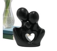 Generico Abstract Decor | 12x5.5x15cm Resin Family Of 3 Statue Decorative - Elegant Space Improver Modern Decoration, Timeless For Bookshelf Living Room TV Stand Shelves For Thanksgiving Birthday