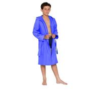 Generico Accappatoio Bambini Microfibra Junior Bimba/Bimbo Linea Bagno Shehe con Cappuccio Taglia (da 4 a 16 anni) Con Borsetta Salvaspazio da Viaggio (IT, Età, 10 anni, 12 anni, Regular, AZZURRO)
