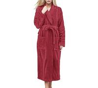 Generico Accappatoio da Donna per Doccia,Accappatoio con Bottoni Regolabili walfg femminile Accappatoi e Vestaglie Sposa taglie grandi scollo a V matrimoni, feste