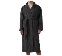 Generico Accappatoio da uomo in maglia,Tradizionale Stile Giapponese Yukata con dettaglio a cialda Vestaglia media lunghezza taglie grandi scollo V Calde Confortevole per il viaggio e la palestra