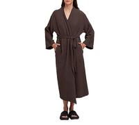 Generico Accappatoio Donna Spugna Corta Elegante, Accappatoi Leggero Manica Lunga Vestaglia Taglie Forti Unisex Accappatoio da Palestra Donna Flanella Invernale, Pigiama per Casa Hotel Spa
