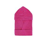 Generico Accappatoio unisex Calibrato uomo donna Sommaruga in spugna cotone 400gr e cappuccio (IT, Testo, 6XL, Regular, Regular, FUCSIA)